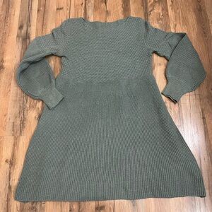 Green Knit Dress